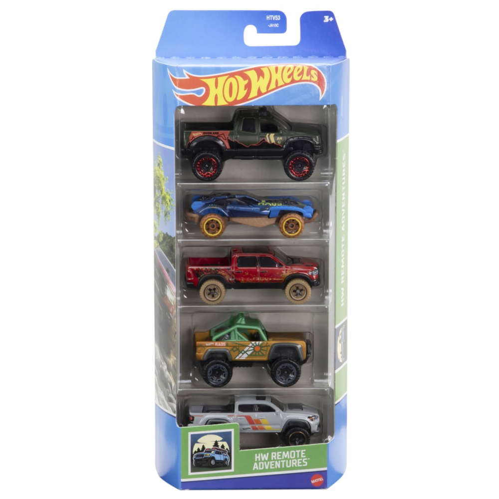 Set 5 Masini Hot Wheels Remote Adventures