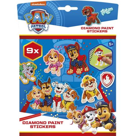 Abtibilduri Paw Patrol Diamond Paint Totum