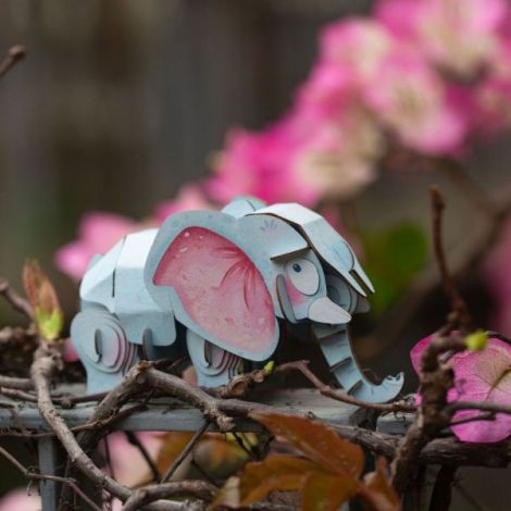 Mieredu Puzzle 3D Elefant cu Sunete - imagine 7