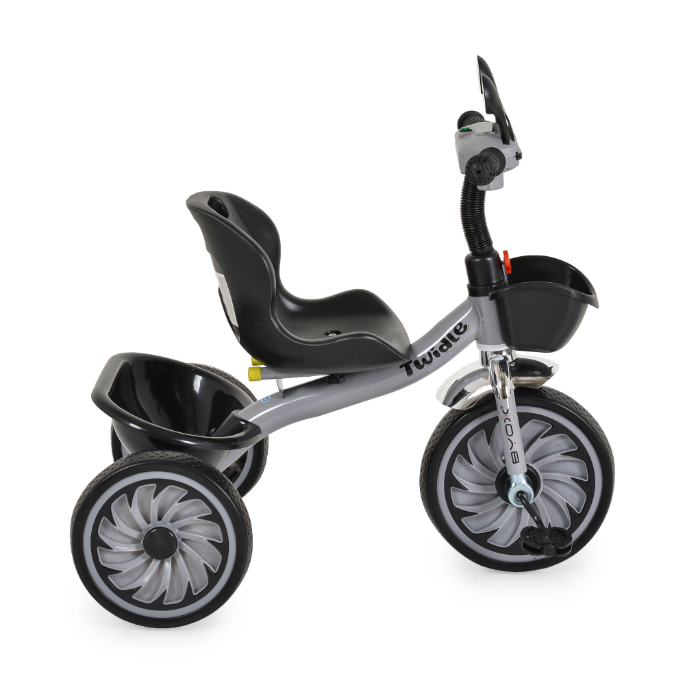 Tricicleta Byox Twidle Grey cu lumini și muzică