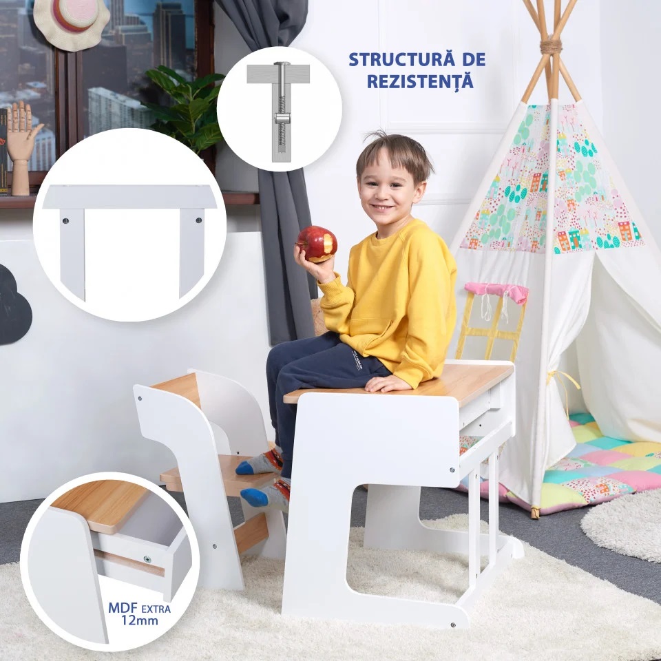 Birou reglabil Suporto pentru copii și tineri - imagine 2