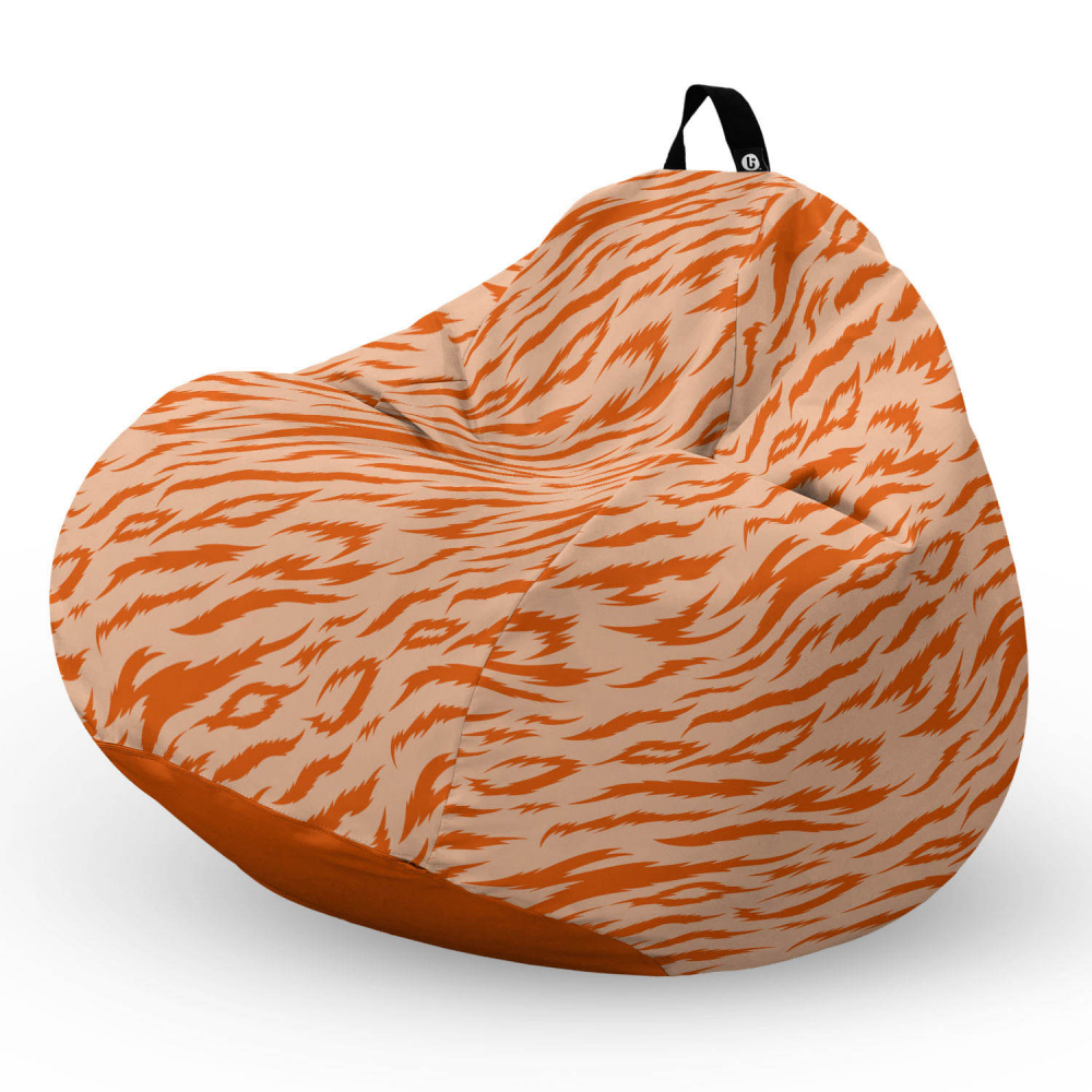 Fotoliu Puf L Tigre Orange Updeco - imagine 5