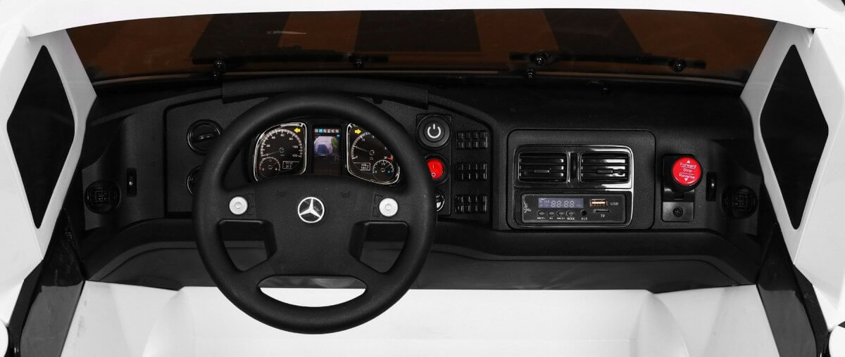 Masinuta SUV Mercedes Zetros 2 Locuri Alba - imagine 6