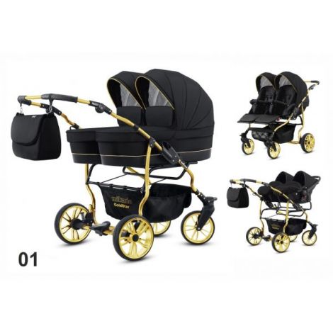 Carucior Gemeni Mikado Goldstar 3in1 Modulare