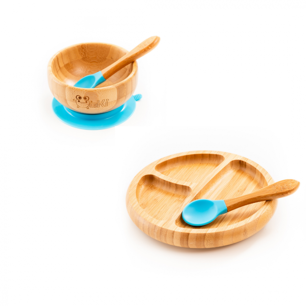 Set Diversificare Bambus Oaki Albastru, 3 Piese - imagine 7