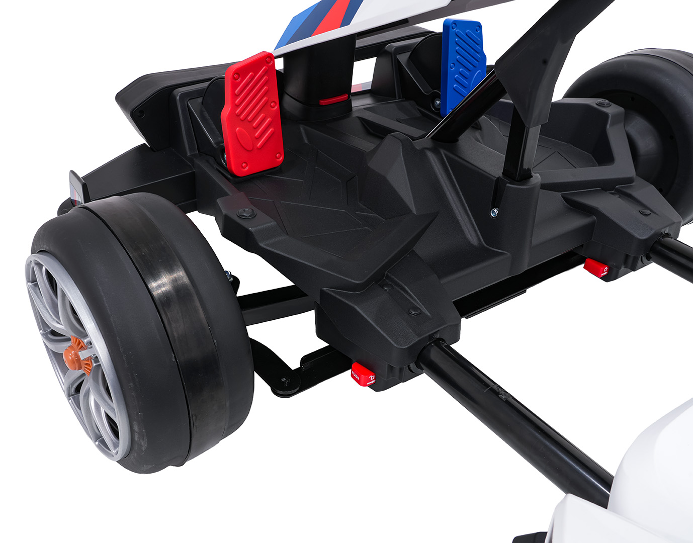 Kart electric pentru copii BMW Drift 24V 400W cu viteza maxima 13 km/h (0978) Alb - Autokids.ro - imagine 3