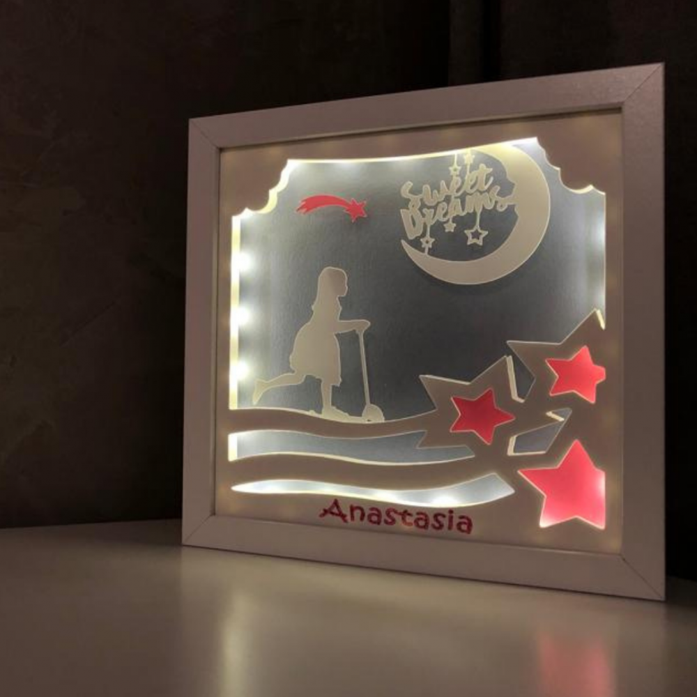 Tablou Luminos Fetita 038 | Noorhandmadeatelier