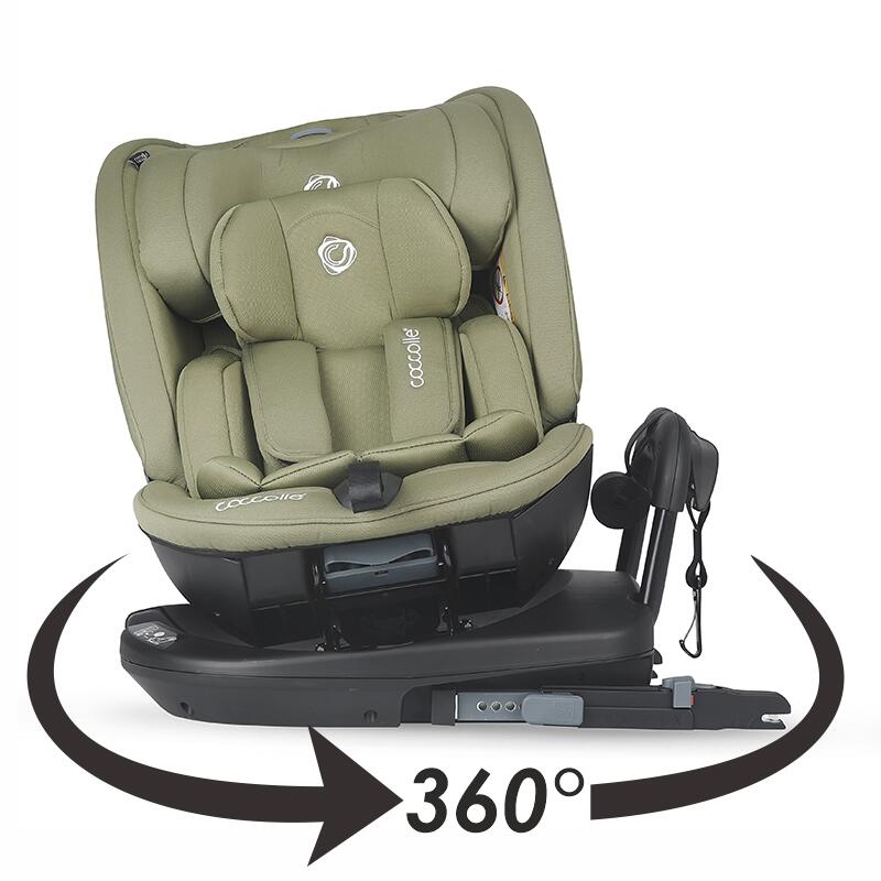 Scaun Auto Coccolle Velsa iSize Rotativ, Verde - imagine 7