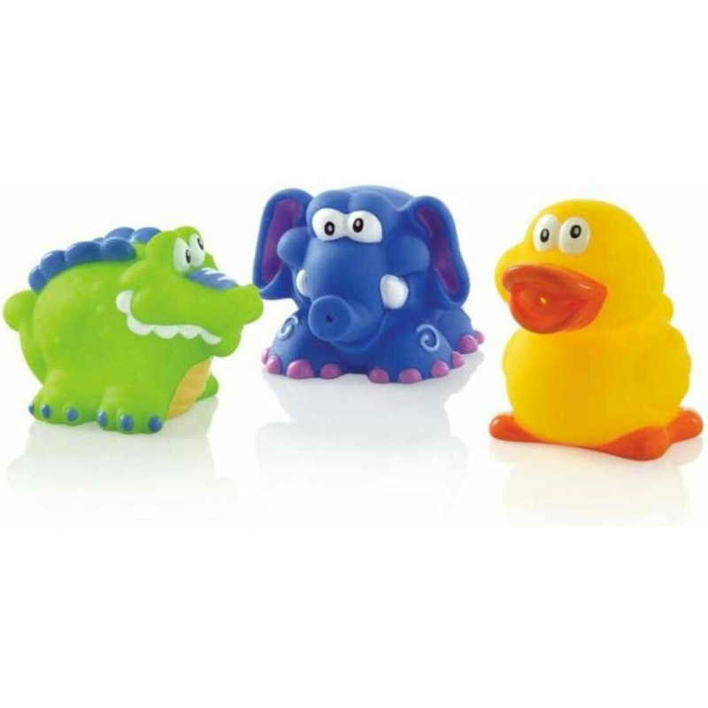 Jucării de Baie Nuby Animăluțe 4Luni+ Multicolor - imagine 5