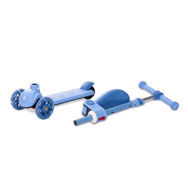 Trotineta Lorelli Speedster Blue cu LED și scaun - imagine 5