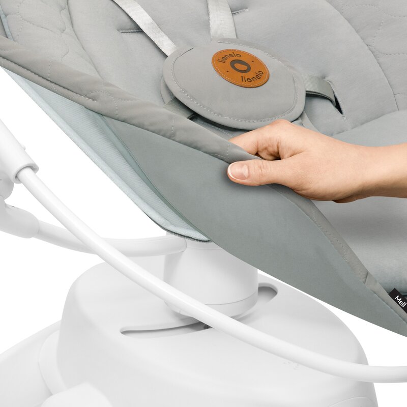 Balansoar Electric 2 în 1 Lionelo Mell Bej - imagine 3