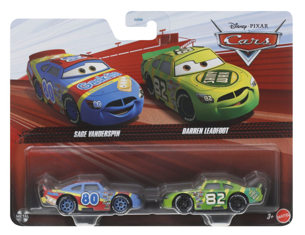 Set 2 Masinute Metalice Cars 3 Mattel - Sage & Darren