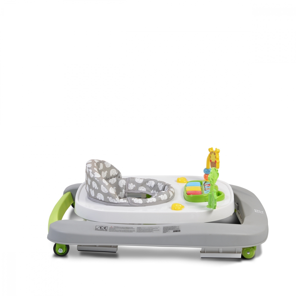 Premergator 2 in 1 Moni Zoo Grey | Primii Pasi Siguri - imagine 3