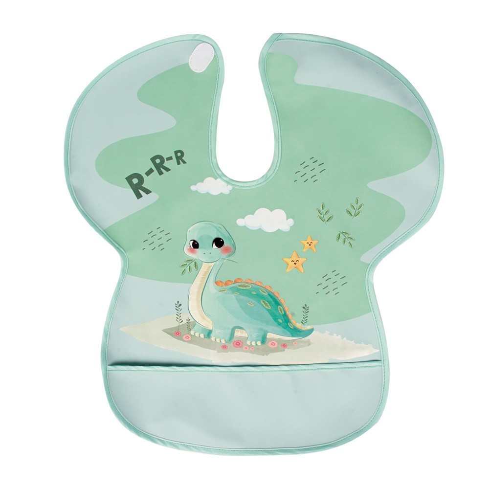 Baveta Impermeabila Baby Dinosaur Sevibebe