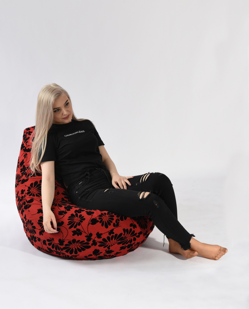 Fotoliu Pufrelax Nirvana Hobbit Poppy