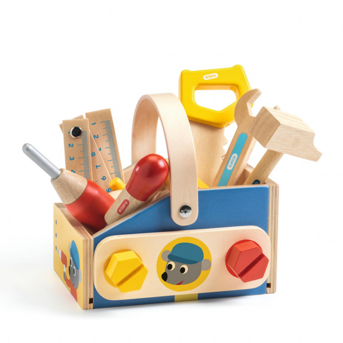 Minibrico Djeco - Set Bricolaj Copii cu Cutie