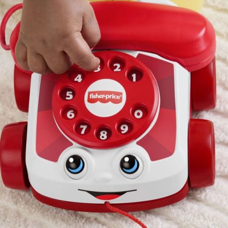 Telefon Fisher Price Rosu, Jucarie pentru Mers - imagine 6