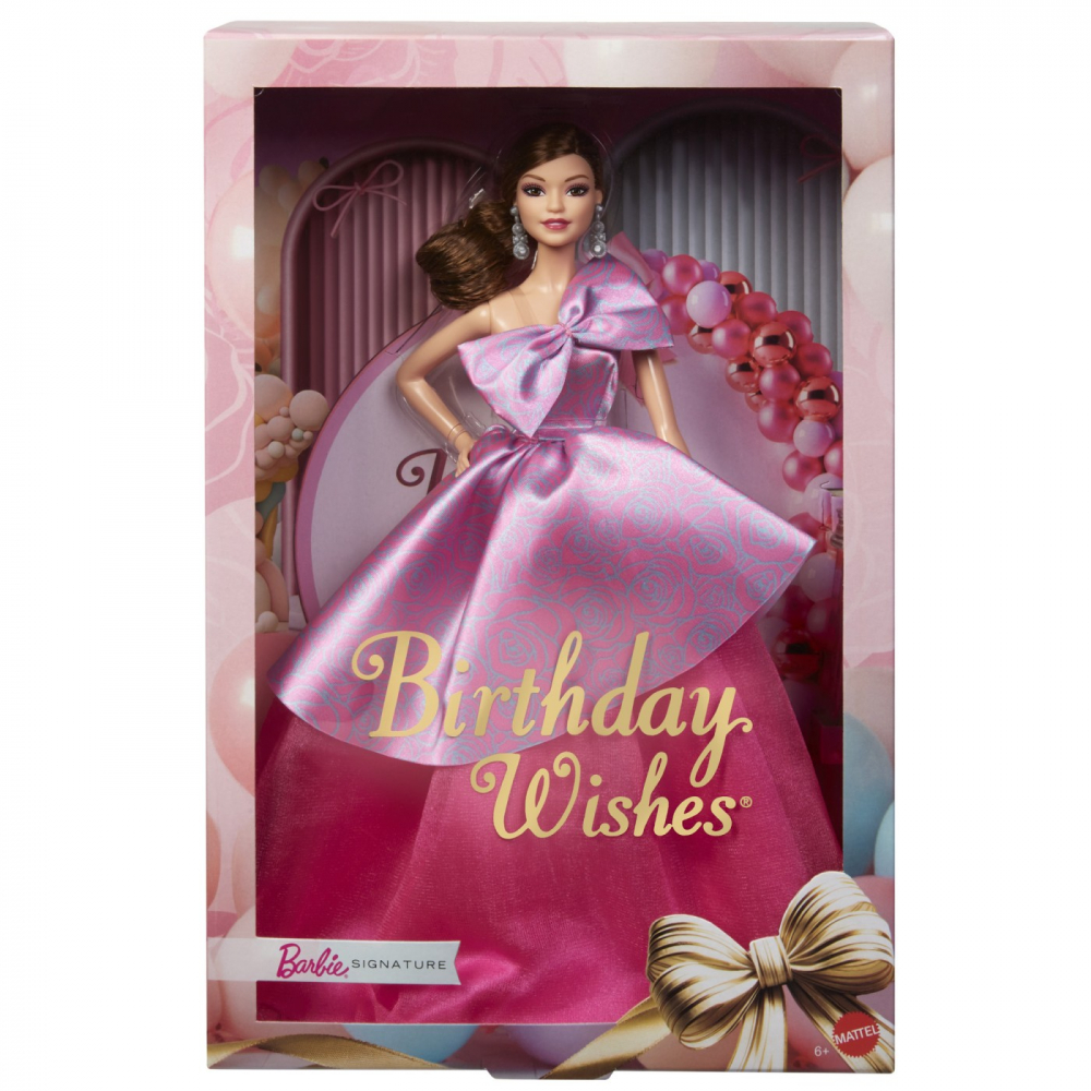 Papusa Barbie Birthday Wishes Saten Rochie Roz