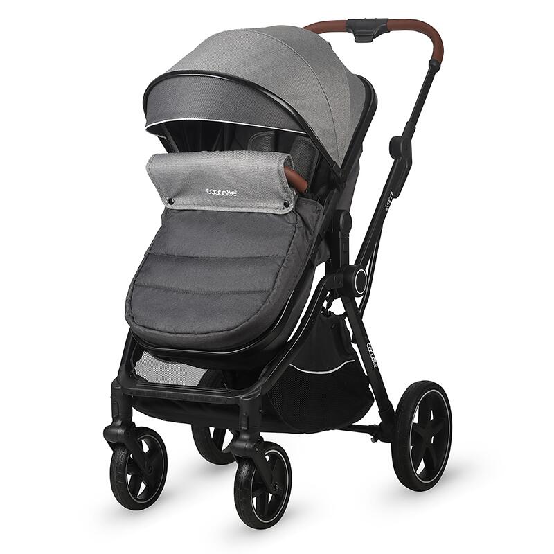 Cărucior 3in1 Coccolle Amani Aluminiu Anthracite - imagine 2