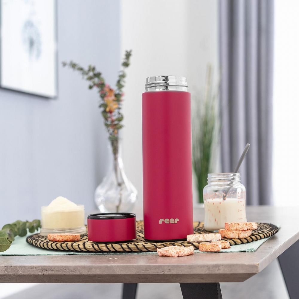 Termos Reer ColourDesign 450ml Roșu - imagine 3