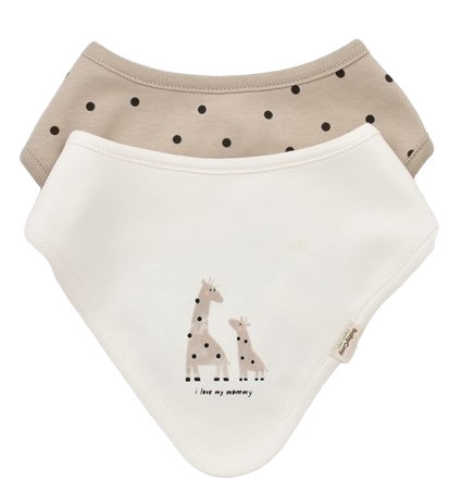 Set 2 Bavete BabyCosy Bumbac Organic Ecru - imagine 5