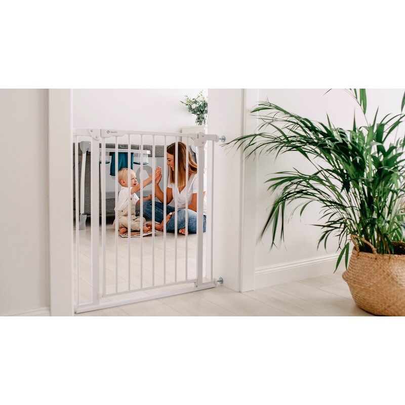 Poartă Siguranță Truus Slim Gri, 105 cm, Lionelo - imagine 5
