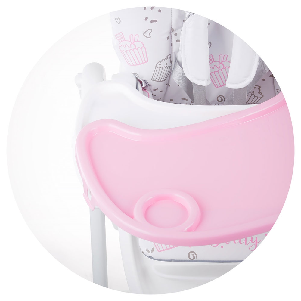 Scaun de masa Chipolino Sweety Orchid, Confortabil - imagine 6