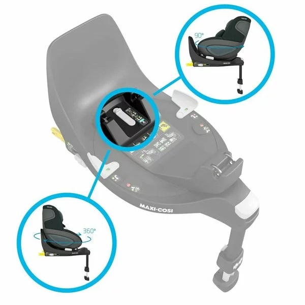 Bază Auto FamilyFix 360 Maxi-Cosi | Rotire 360° Sigură - imagine 7
