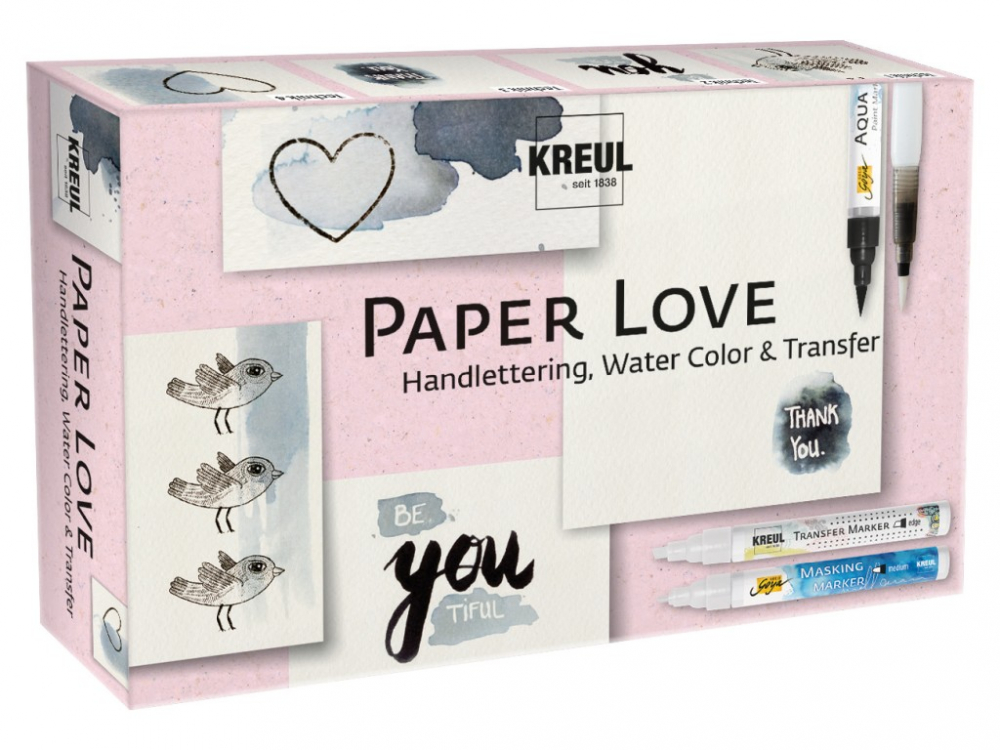 Set Lettering și Transfer Foto Kreul Paper Love