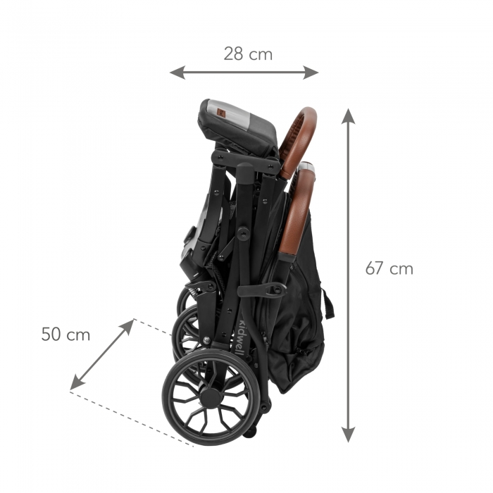 Carucior Sport Kidwell Colmer Jet Black, 22kg - imagine 12