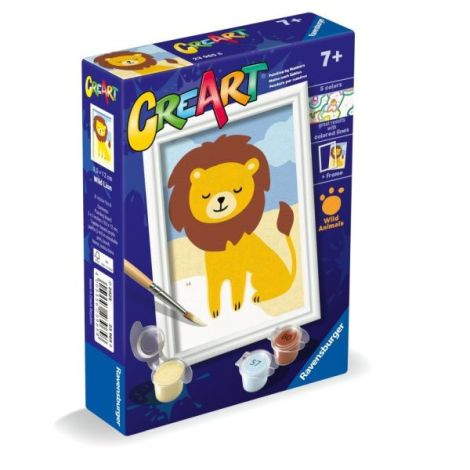 Ravensburger CreArt - Pictură Leu pentru Copii - imagine 2