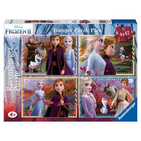 Puzzle Frozen II Ravensburger, 4x42 piese
