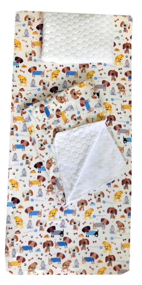 Set Iarnă Deseda Păturică Cearșaf Pernută 120x60 - imagine 4