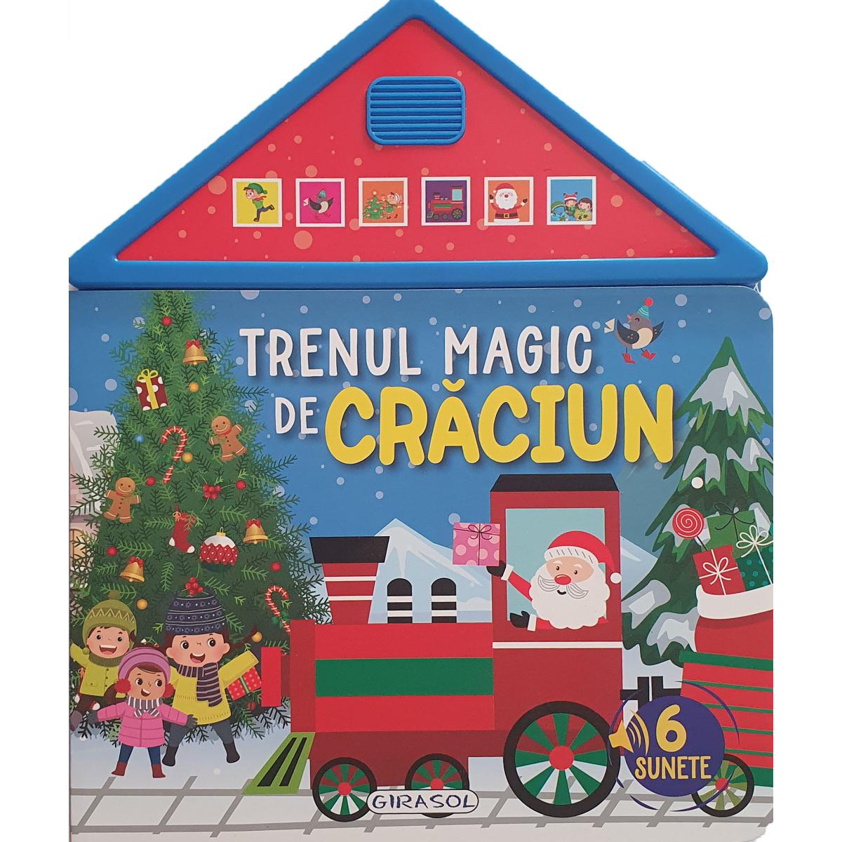 Trenul Magic Crăciun Girasol cu 6 Sunete