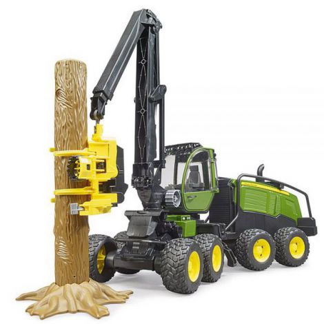 Bruder Tractor Forestier John Deere 1270G - imagine 4
