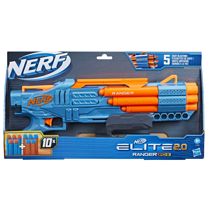 Nerf Elite 2.0 Ranger - Blaster de Acțiune cu 5 Săgeți