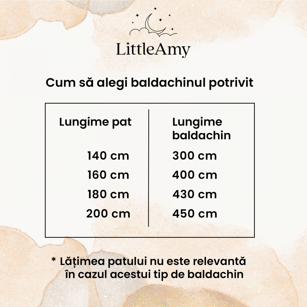 Baldachin Little Amy | Spațiu magic pentru copil - imagine 3