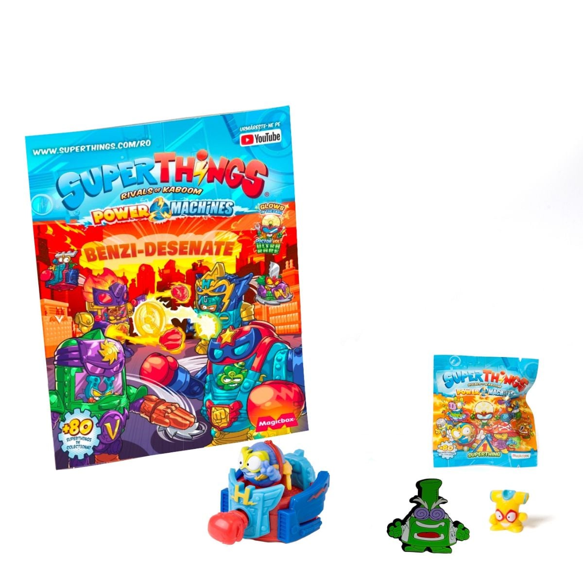 Set Figurine SuperThings Power Machines cu Revista
