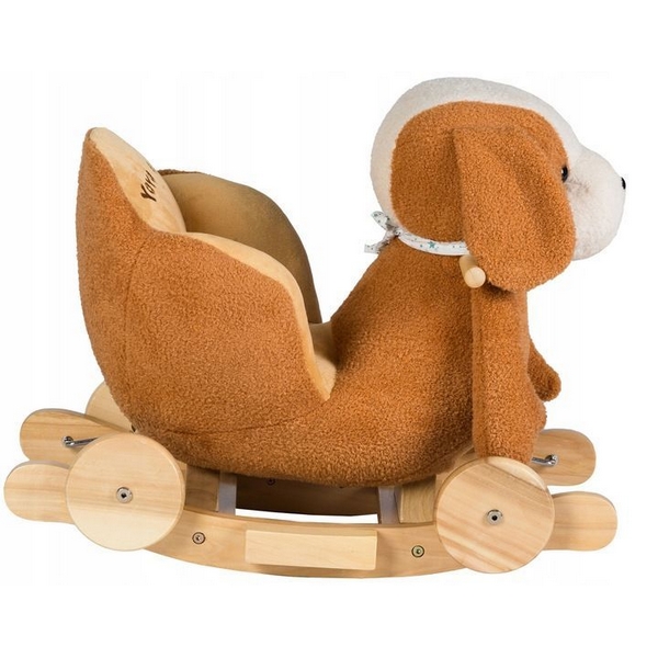 Balansoar Cateluș Ecotoys 2-în-1 cu Roti - imagine 4