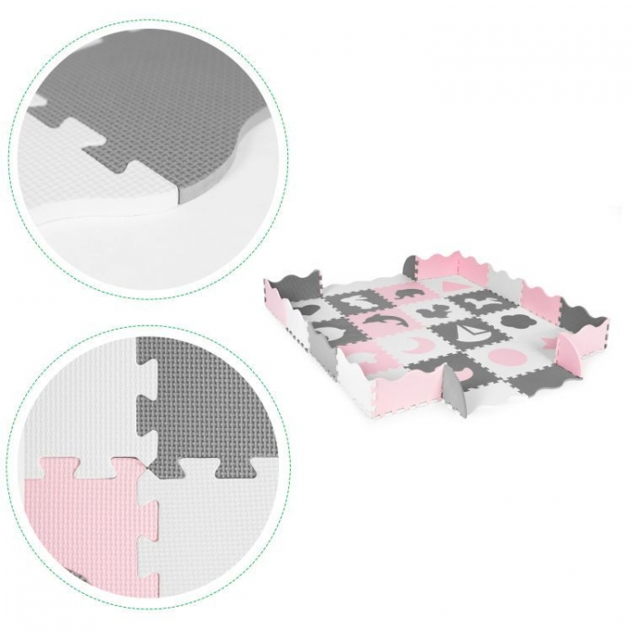 Salteluta puzzle Ecotoys cu pereti, 36 elemente - imagine 4