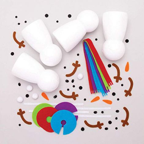 Set DIY Omeni de Zăpadă Baker Ross | Creativitate - imagine 4