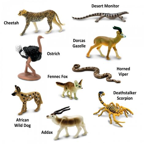 Tub Desertul Sahara 9 Figurine Safari Ltd - imagine 3