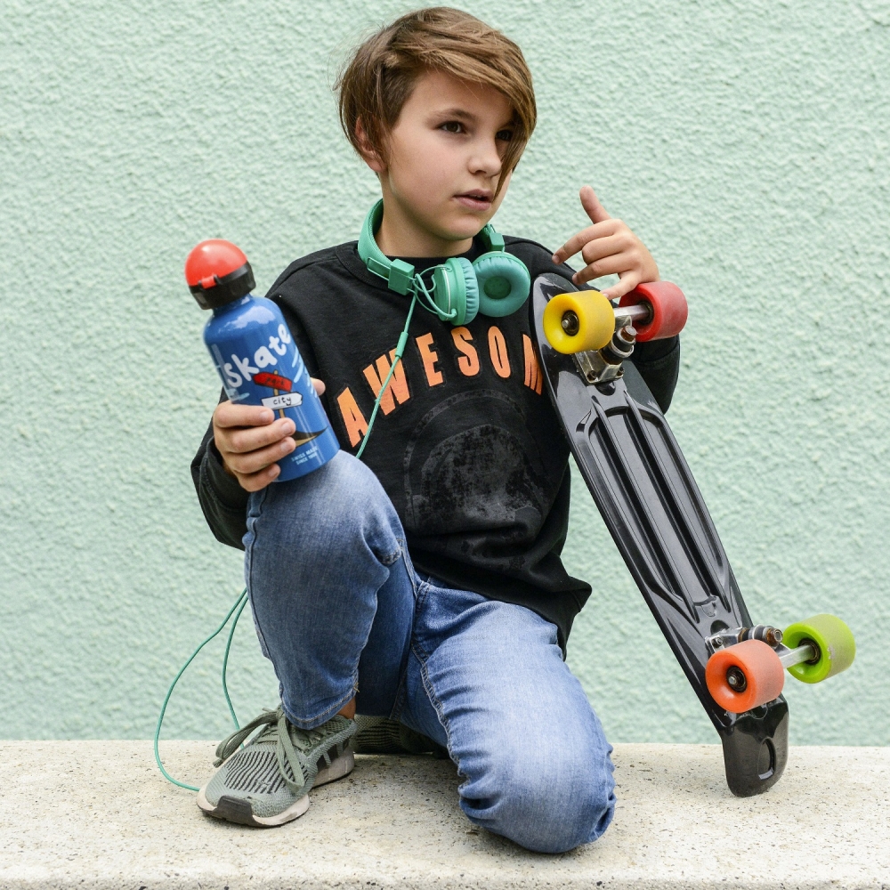 Bidon Aluminiu SIGG Skate 0.4L - Design Elvețian - imagine 2