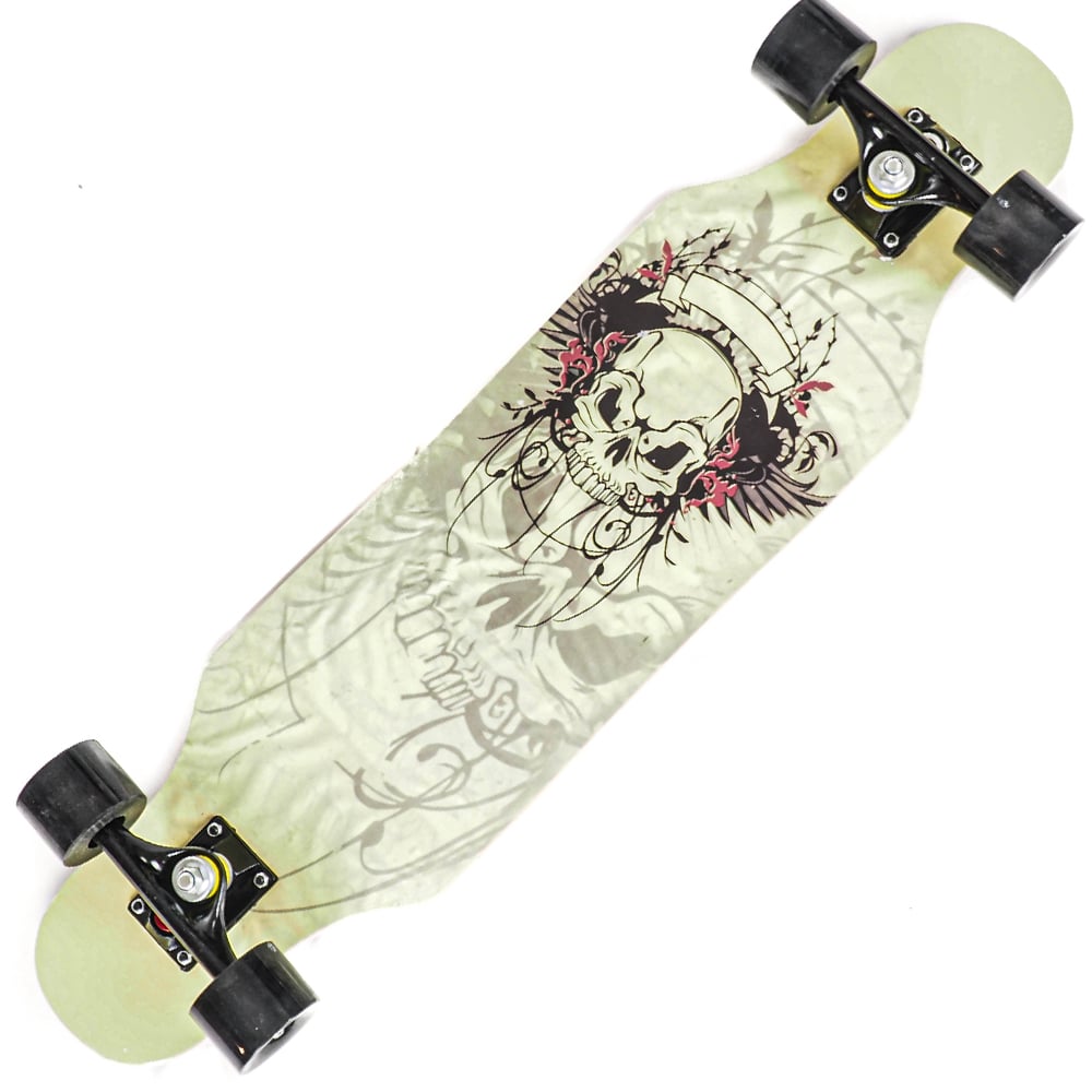 Longboard Action One Angry Skull, Cruising, Aluminiu
