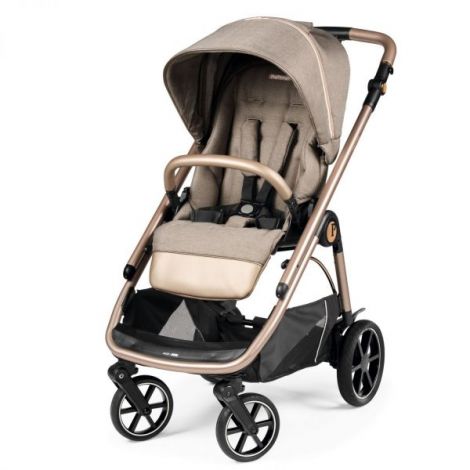 Carucior 3in1 Peg Perego Veloce Mon Amour Bej-Roz - imagine 8