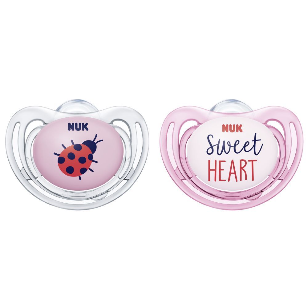Set 2 Suzete NUK Freestyle Silicon, M (6-18 luni) - imagine 2