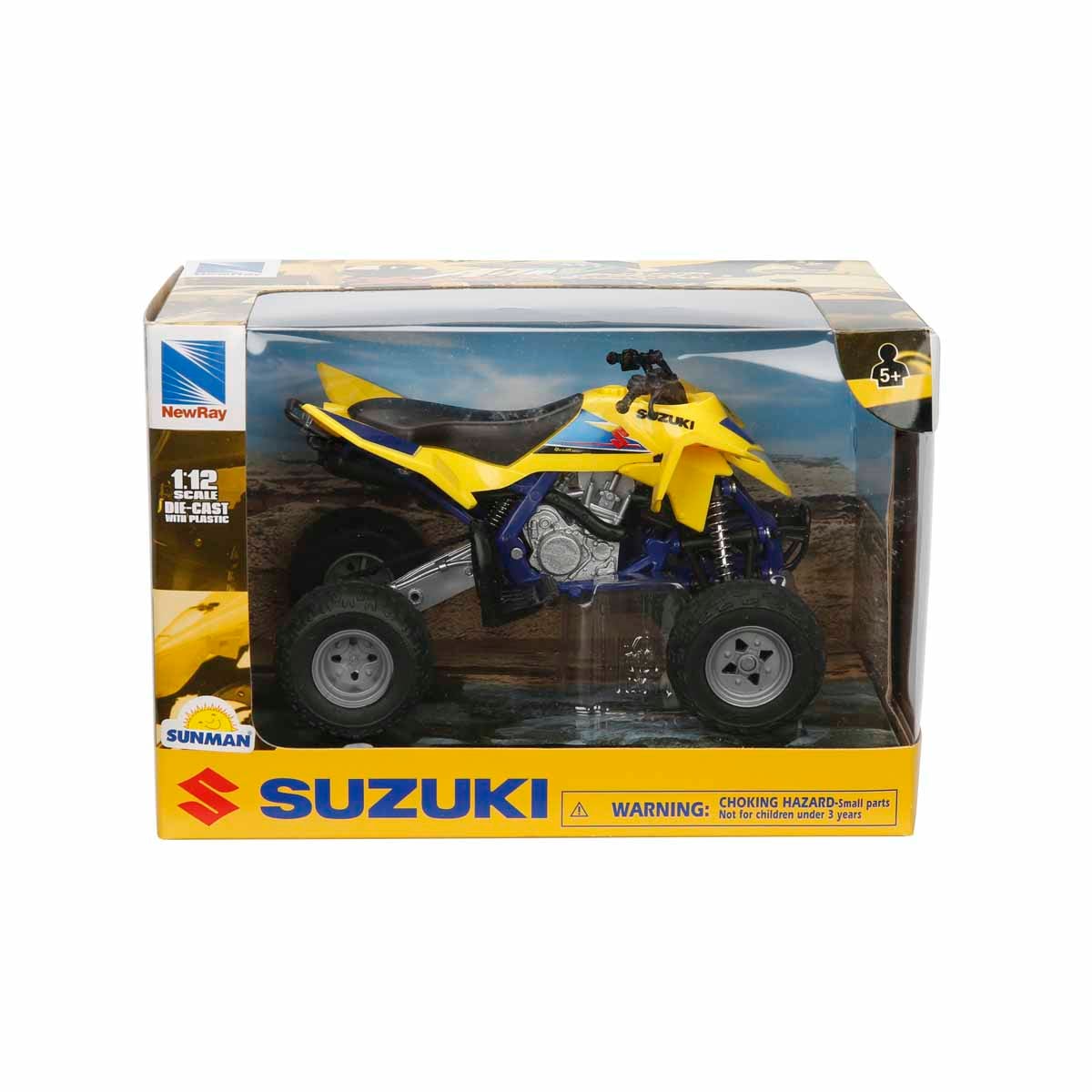 Model ATV Suzuki R450 Racer New Ray 1:12