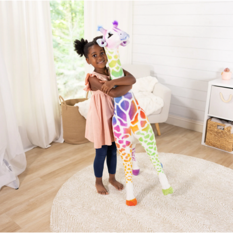 Girafa Rainbow Melissa&Doug 138cm Plus Gigant - imagine 8