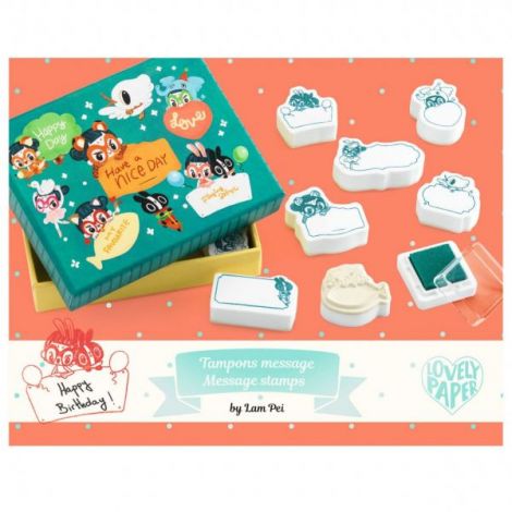 Set Stampile Djeco Mesaje Personalizate