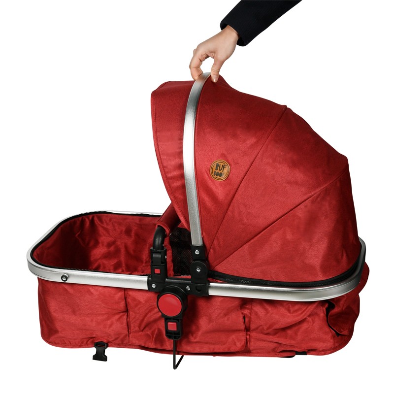 Carucior 2 in 1 Buf Boof S-18 Red Reversibil - imagine 3